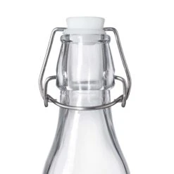 4x Flasche Mit Bügelverschluss 250ml SWING In Transparent -Hausdiscounter butlers 4x flasche mit bugelverschluss 250ml swing in transparent 4
