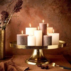 Hausdiscounter -Hausdiscounter butlers deko teller mit fuss o50cm banquet in gold 1