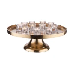 Deko-Teller Mit Fuß Ø50cm BANQUET In Gold 10 Deko-Teller Mit Fuß Ø50cm BANQUET In Gold -Hausdiscounter butlers deko teller mit fuss o50cm banquet in gold 4