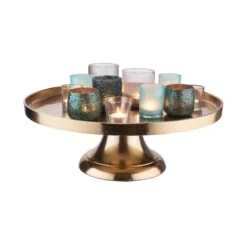 Deko-Teller Mit Fuß Ø50cm BANQUET In Gold 11 Deko-Teller Mit Fuß Ø50cm BANQUET In Gold -Hausdiscounter butlers deko teller mit fuss o50cm banquet in gold 5