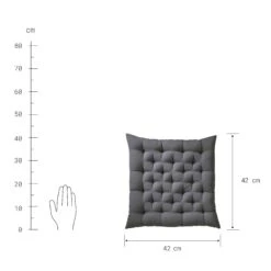 Futonkissen L 42 X B 42cm SOLID In Grau 7 Futonkissen L 42 X B 42cm SOLID In Grau -Hausdiscounter butlers futonkissen l 42 x b 42cm solid in grau 3