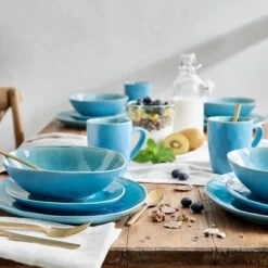 Geschirr-Set Zum Dinner 12-tlg. DE LA ROYA In Blau -Hausdiscounter butlers geschirr set zum dinner 12 tlg de la roya in blau 11