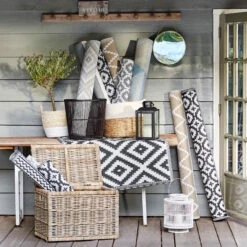 In- & Outdoor-Läufer Mosaik L 140 X B 70cm COLOUR CLASH In Grau -Hausdiscounter butlers in and outdoor laufer mosaik l 140 x b 70cm colour clash in grau 6