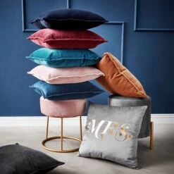 Kissen L 45 X B 45cm COTTON VELVET In Hellbraun 12 Kissen L 45 X B 45cm COTTON VELVET In Hellbraun -Hausdiscounter butlers kissen l 45 x b 45cm cotton velvet in hellbraun 5