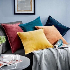 Kissen L 45 X B 45cm COTTON VELVET In Hellbraun 13 Kissen L 45 X B 45cm COTTON VELVET In Hellbraun -Hausdiscounter butlers kissen l 45 x b 45cm cotton velvet in hellbraun 6