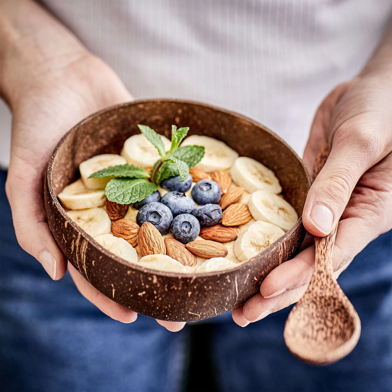 Kokosnussschale 430ml COCONUT In Braun 4 Kokosnussschale 430ml COCONUT In Braun – Bild 4