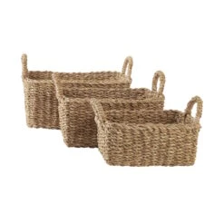 Korb Rechteckig L 30 X B 24cm ERLA In Natur 8 Korb Rechteckig L 30 X B 24cm ERLA In Natur -Hausdiscounter butlers korb rechteckig l 30 x b 24cm erla in natur 3