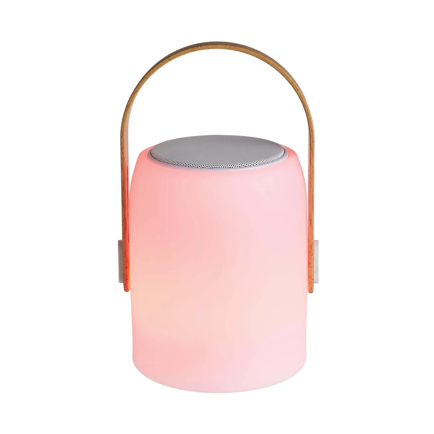 LED Leuchte Mit Bluetooth® Und Farbwechsel SOUND LOUNGE In Weiß-Hellbraun 5 LED Leuchte Mit Bluetooth® Und Farbwechsel SOUND LOUNGE In Weiß-Hellbraun – Bild 5