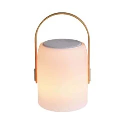 LED Leuchte Mit Bluetooth® Und Farbwechsel SOUND LOUNGE In Weiß-Hellbraun 25 LED Leuchte Mit Bluetooth® Und Farbwechsel SOUND LOUNGE In Weiß-Hellbraun -Hausdiscounter butlers led leuchte mit bluetooth r und farbwechsel sound lounge in weiss hellbraun 7