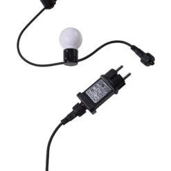 Lichterkette 24 Lichter Outdoor Länge 11m SUNSET In Schwarz-Weiß -Hausdiscounter butlers lichterkette 24 lichter outdoor lange 11m sunset in schwarz weiss 3