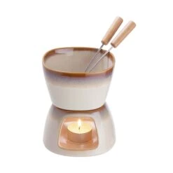 Mini-Fondue Mit 2 Gabeln AU CHOCOLAT In Beige 10 Mini-Fondue Mit 2 Gabeln AU CHOCOLAT In Beige -Hausdiscounter butlers mini fondue mit 2 gabeln au chocolat in beige 3