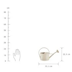 Mini-Gießkanne 1,5l ZINC In Beige -Hausdiscounter butlers mini giesskanne 1 5l zinc in beige 3