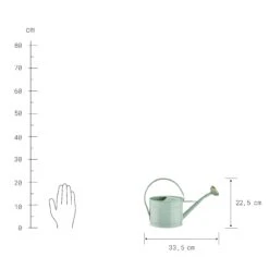 Mini-Gießkanne 1,5l ZINC In Pastellgrün -Hausdiscounter butlers mini giesskanne 1 5l zinc in pastellgrun 2