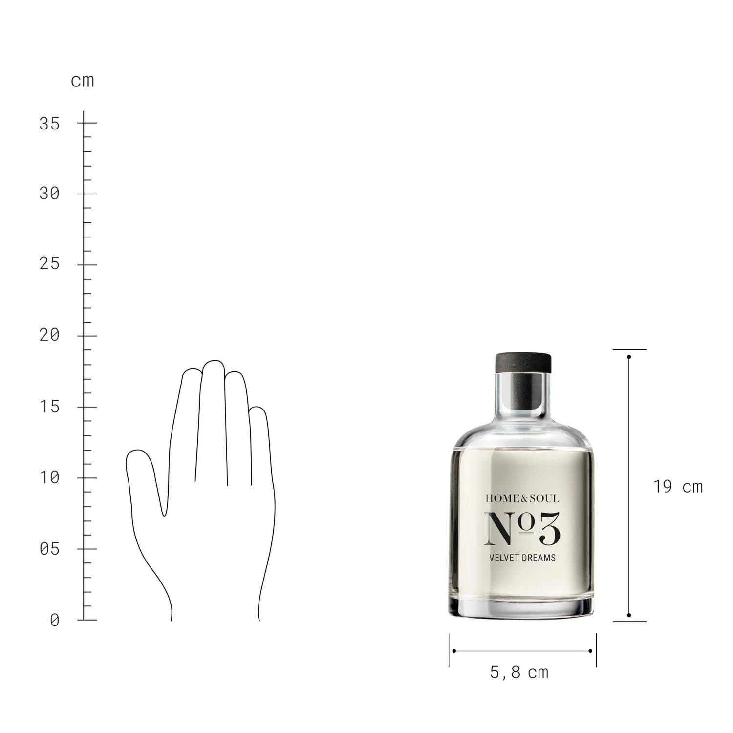 Raumduft No 3 "Velvet Dreams" 110ml HOME & SOUL In Transparent 5 Raumduft No 3 "Velvet Dreams" 110ml HOME & SOUL In Transparent – Bild 5