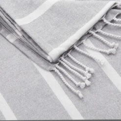 Strandtuch L 200 X B 180cm SURFSIDE In Hellgrau -Hausdiscounter butlers strandtuch l 200 x b 180cm surfside in hellgrau 4