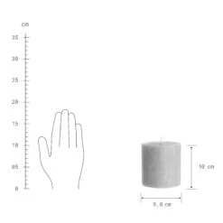 Stumpenkerze Höhe 10cm RUSTIC In Grau 5 Stumpenkerze Höhe 10cm RUSTIC In Grau -Hausdiscounter butlers stumpenkerze hohe 10cm rustic in grau 2