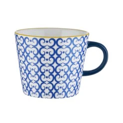 Tasse 350ml ORNAMENTS In Dunkelblau