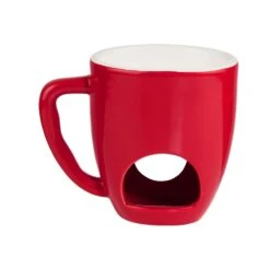 Tasse Mit 2 Gabeln CHOCOLATE FONDUE In Rot -Hausdiscounter butlers tasse mit 2 gabeln chocolate fondue in rot 4