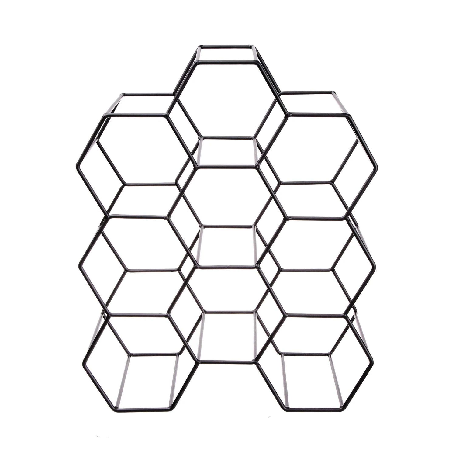 Weinregal Für 9 Flaschen L 36 X H 30cm CUBICLE In Schwarz 5 Weinregal Für 9 Flaschen L 36 X H 30cm CUBICLE In Schwarz – Bild 5