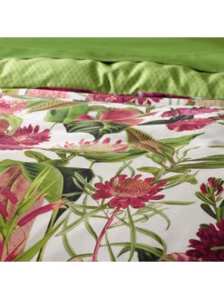 Satin-Spannbettlaken In Grün -Hausdiscounter cxl by christian lacroix satin spannbettlaken in grun 2