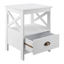 Beistelltisch Larsmo In Weiß (H)54cm (B)40cm (T)35cm 10 Beistelltisch Larsmo In Weiß (H)54cm (B)40cm (T)35cm -Hausdiscounter en casa beistelltisch larsmo in weiss h 54cm b 40cm t 35cm 3