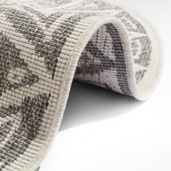 In- Und Outdoor Wendeteppich Rund Lilja Grau -Hausdiscounter freundin home collection in und outdoor wendeteppich rund lilja grau 2