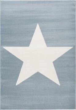 Kinderteppich SHOOTINGSTAR In Blau/weiss