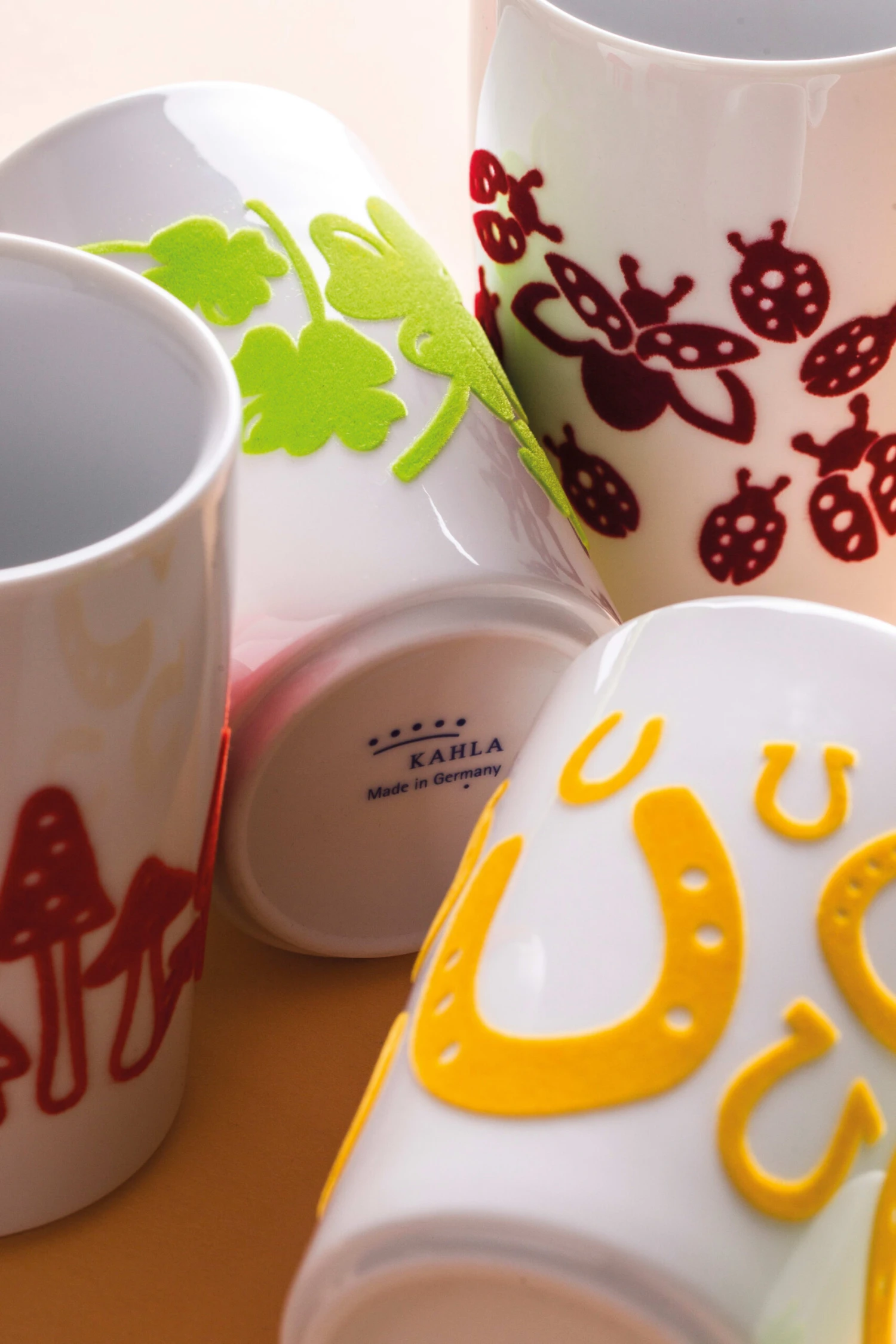 Glücksbotschafter Becher "touch! Kleeblatt" In Apfelgrün - 0,35 L 6 Glücksbotschafter Becher "touch! Kleeblatt" In Apfelgrün - 0,35 L – Bild 6