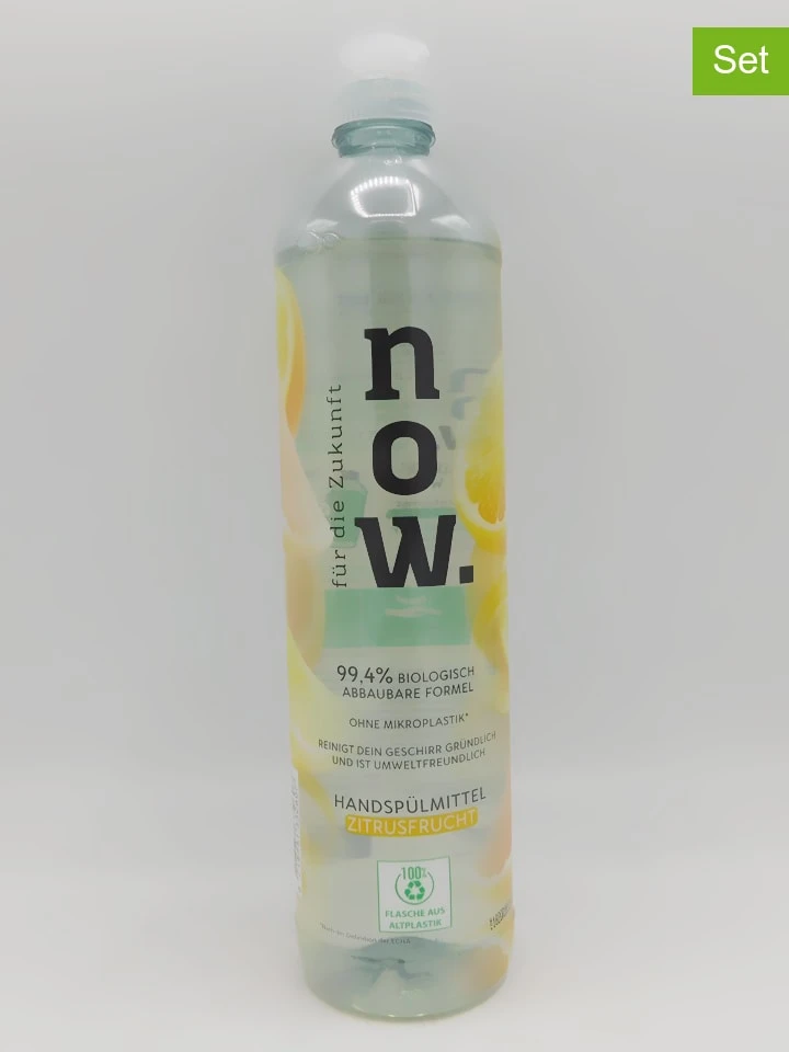 Now 6er-Set: Handspülmittel "Zitrus - Ohne Mikroplastik", Je 550 Ml 1 Now 6er-Set: Handspülmittel "Zitrus - Ohne Mikroplastik", Je 550 Ml