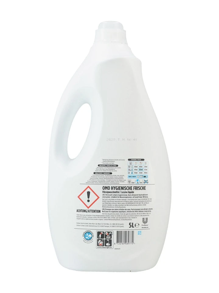 Flüssigwaschmittel "Hygiene Frische", 5 L 4 Flüssigwaschmittel "Hygiene Frische", 5 L – Bild 4