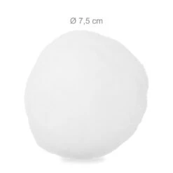 50x Künstliche Schneebälle In Weiß -Hausdiscounter relaxdays 50x kunstliche schneeballe in weiss 2