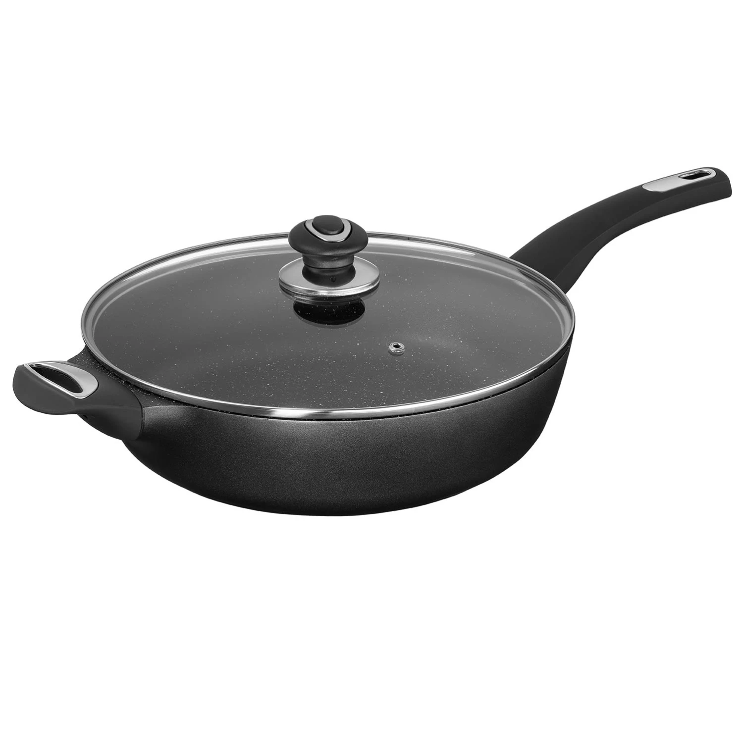 Antihaft-Aluminiumguss-Schmorpfanne Ø 30 Cm 1 Antihaft-Aluminiumguss-Schmorpfanne Ø 30 Cm